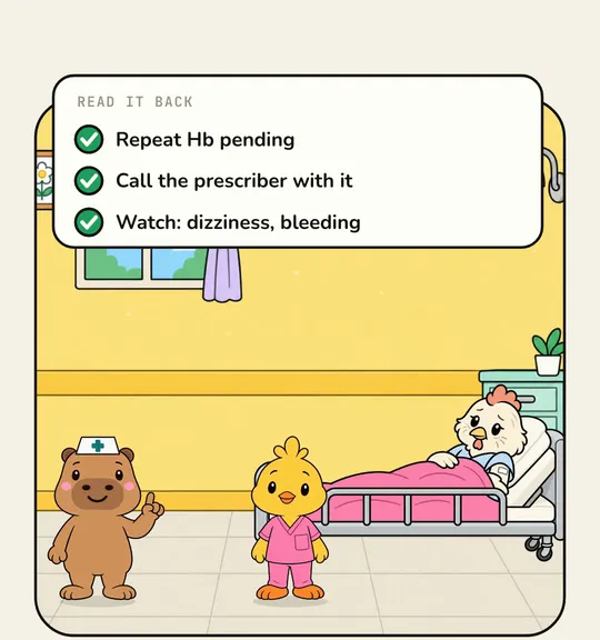 Read back what is pending