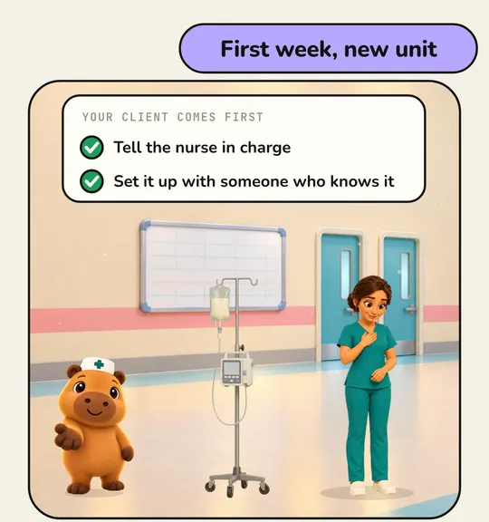 Your client comes first: tell, and get help